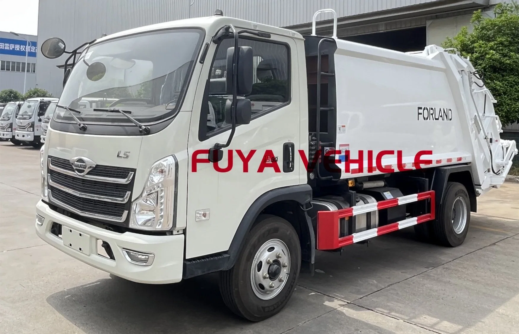 Factory Directly Sale Foton Compression Garbage Truck 5000liters 6cbm 8m3 Compactor Garbage Truck for Sale