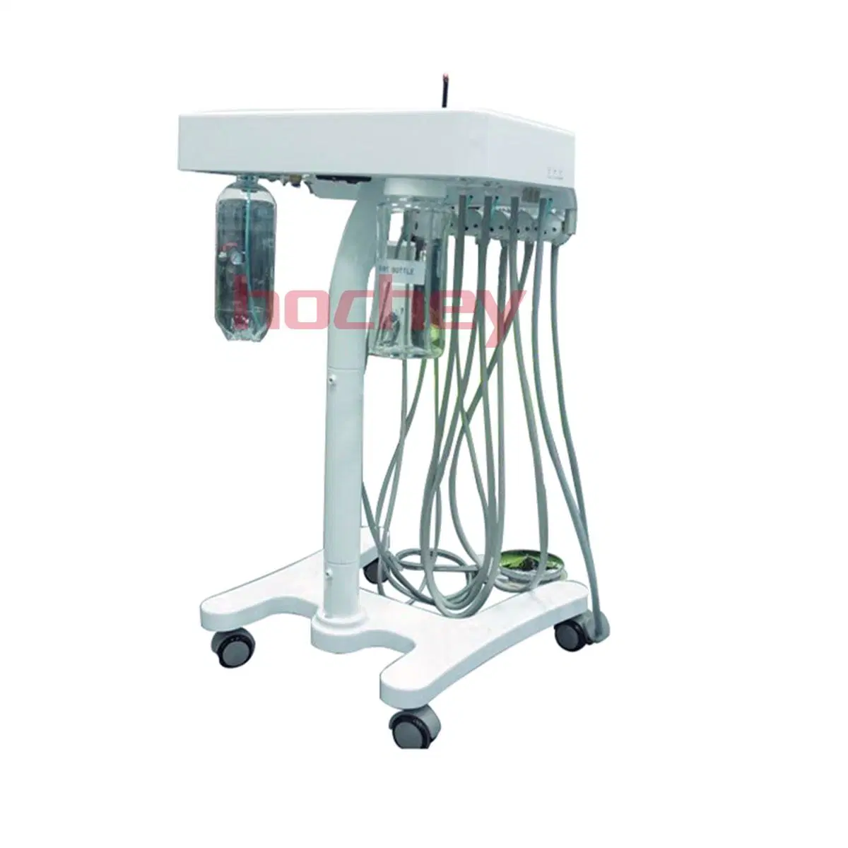 Hochey Medical Portable Dental Chair Unit with Air Compressor Ultrasonic Scaler LED Curing Light