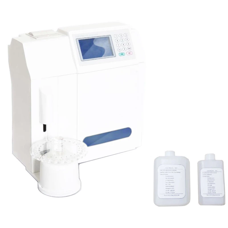 China Clinical Laboratory Equipment K, Na, Cl, Ica Test Auto Electrolyte Analyzer with Free Reagent