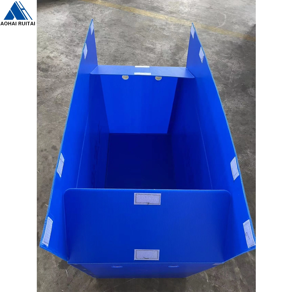 Manufacturing Factory Correx Corfluted PP Plastic Corrugated Carton Boxes for Food Packing