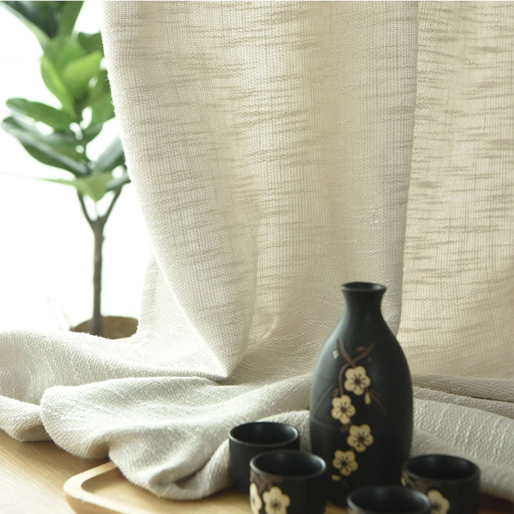 Spot Cotton Linen Cloth Polyester Coarse Linen Solid Color Cloth Sofa Cover Tablecloth Shading Curtain Cloth