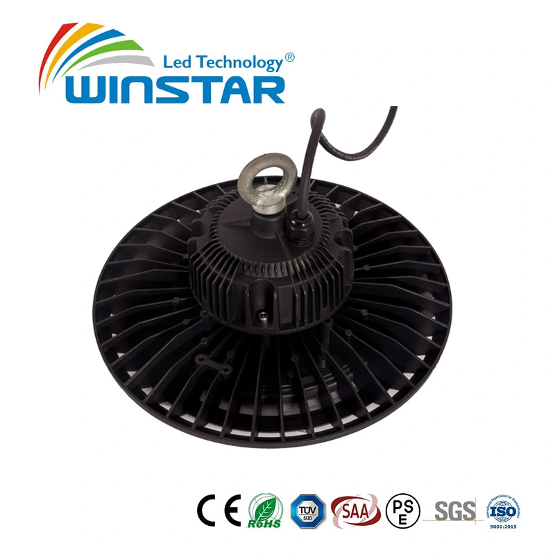 130-200lm/W 100W/150W/200W G5th UFO Highbay Industry Light with Motion Sensor for Option