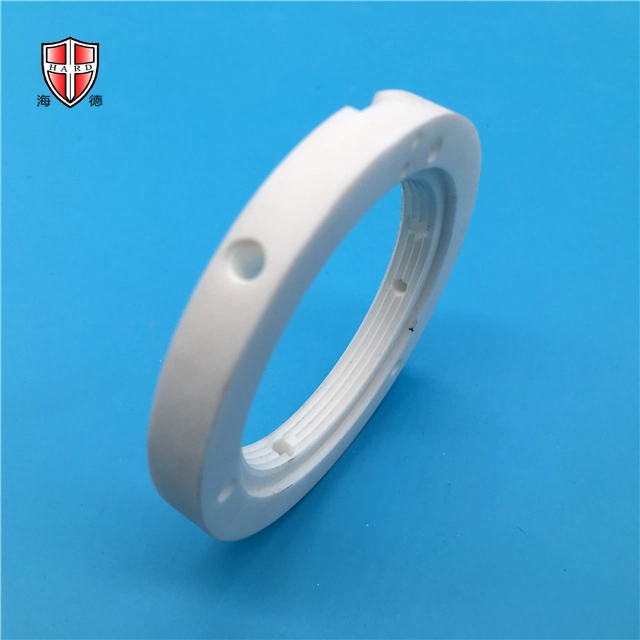 Custom Made Good Machinability Insulated Machinable Micro Crystal Ceramic Machining Part Ring Spacer Plate