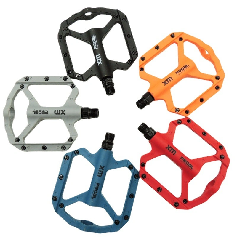 Bicycle Parts Bicycle Cycling Bike Pedals, Nylon Antiskid Durable Mountain Bike Pedals Road Bike Hybrid Pedals for 9/16 Inch