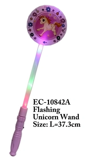 Evening Glow Unicorn Wand Unicorn Fiber Optic Light Novelty Toy