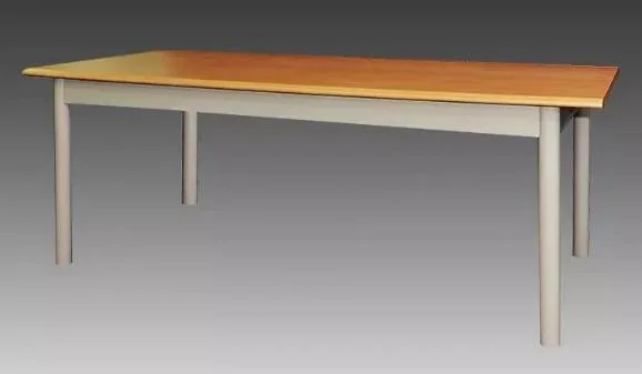 Library Furniture Wooden Top Reading Table