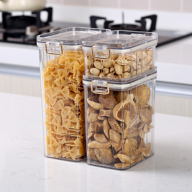 Meal Prep Containers Set Plastic Food Storage Containers with Locking Lids Airtight Plastic Lunch Containers 3PCS Pack Food Storage Bin