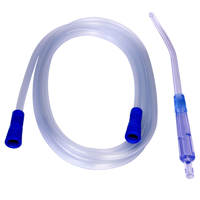 Medical Connecting Tube with Yankauer Handle Disposable Connecting Tube PVC Suction Connecting Tube Yankauer Suction Set Yankauer Connector Yankauer Handle