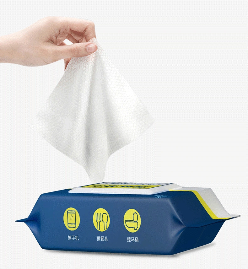 Multi-Purpose 75% Sanitary Disinfection Wet Wipes for Restaurants Tableware Cleaning Table Cleaning Wet Wipes