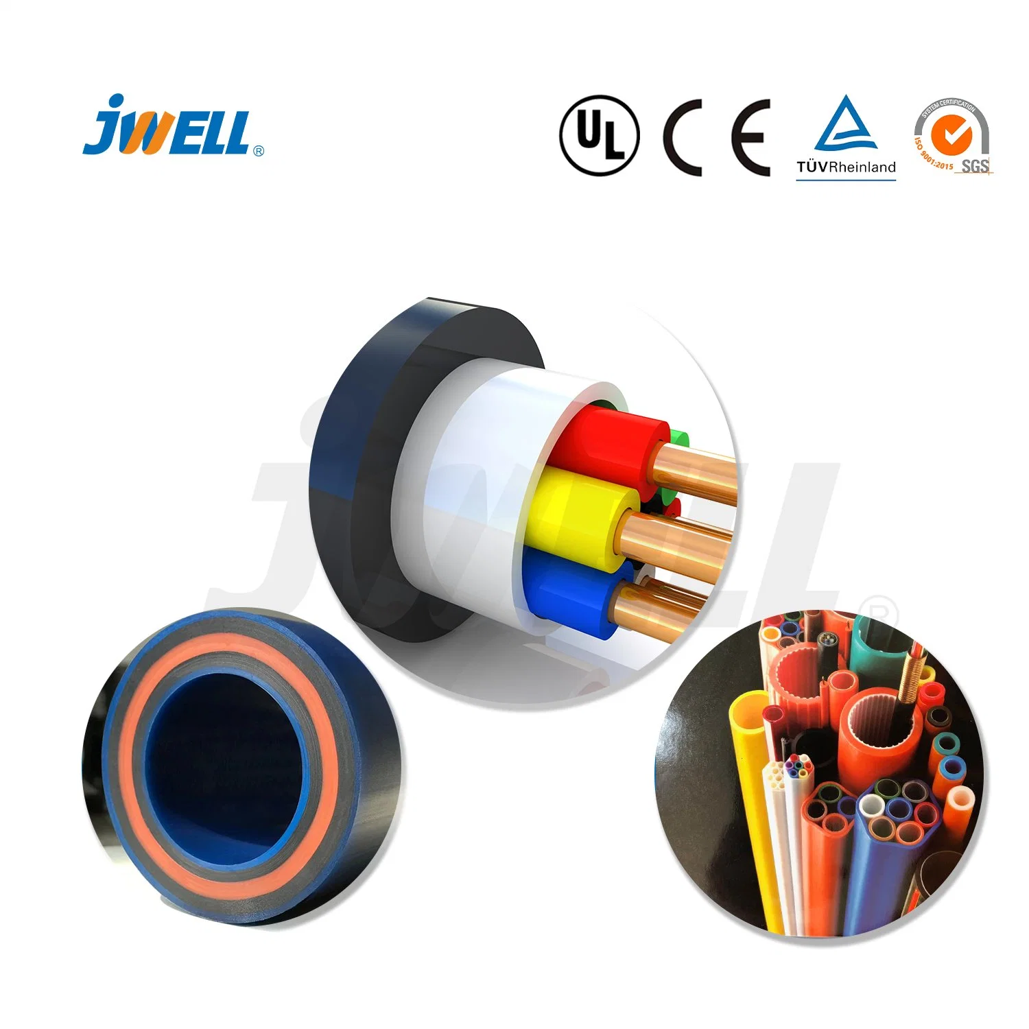 HDPE/PE Multi-Layer Co-Extrusion Silicon Core Cable Protection Tube Extrusion Line