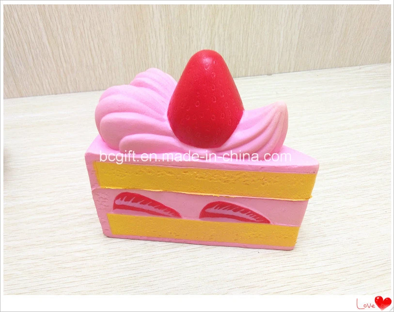 Custom PU Squishies Fruit Cake Scented Squishy Kids Children Novelty Toys Kitchen OEM Personalized Gift Juguetes