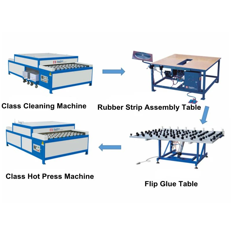 Machine de nettoyage de verre horizontal Nisen Bx1600 pour procédé de double vitrage