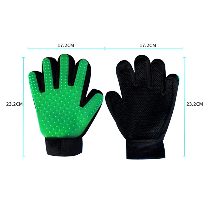 Wholesale/Supplier Pet Grooming Glove Guante PARA Mascota Dog Grooming Pet Brush Hair Remover Silicone