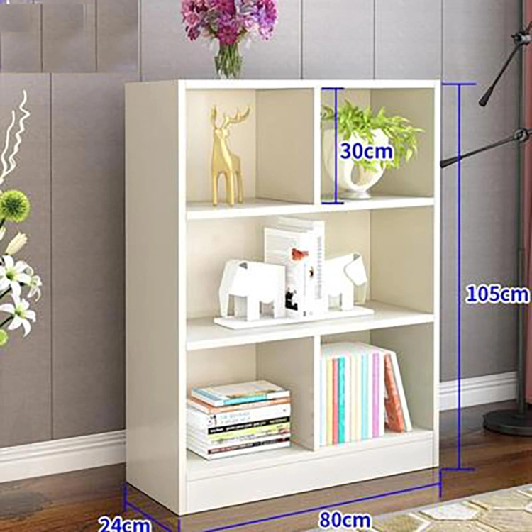 Cheap Price Wooden Bookcase Modern Furniture Bookshelf Wooden Cube Shelf for Living Room and Office