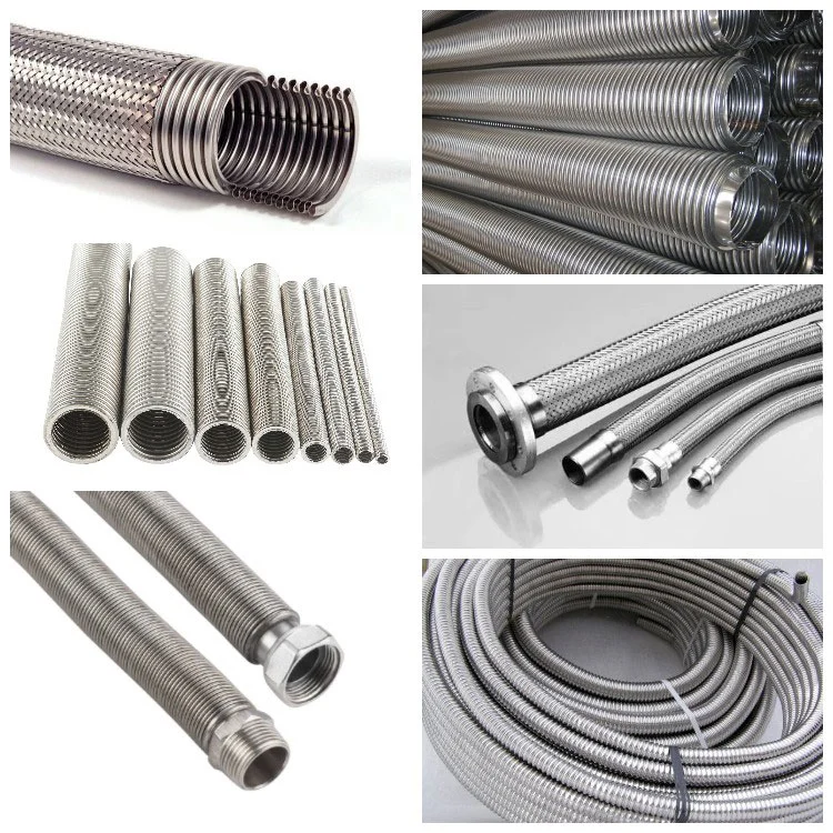 Corrugated Stainless Steel Pipe for Natural Gas - 1 Inch Diameter 304 Corrugated Tube Flexible Metal Water Hose Pipe