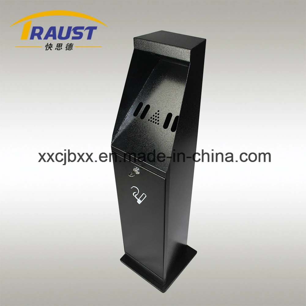 Outdoor Steel Electrophoresis Public Stand Ashtray, Ground Ash Barrel.