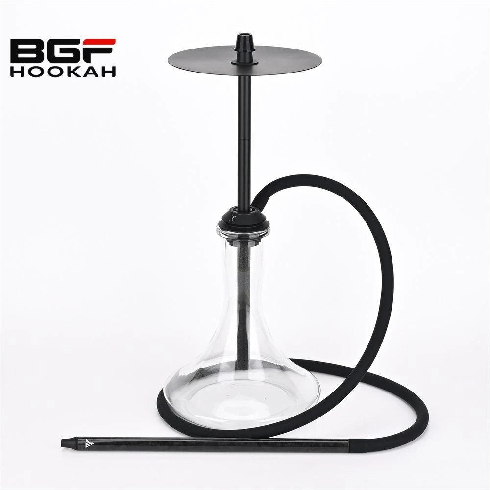 New Premium Hookah Set Gold Stainless Steel Versa Hookah with Glass Base