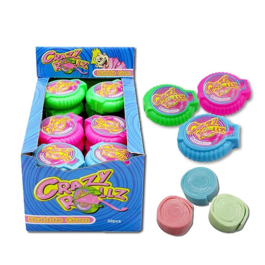 Rouleau de fruits de gros fournisseur de gomme à mâcher Bubble Gum