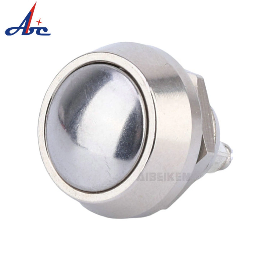 12 mm Waterproof Push Button Switch Stainless Steel Domed Head Switch Button