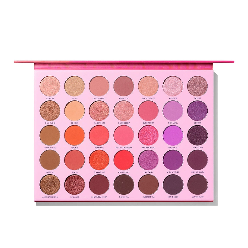 35 Colors High Quality Eye Shadow Private Label Valentines Eyeshadow Palette