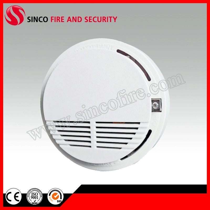 Battery Operated Fire Alarm System Stand Alone Smoke Detector Optical