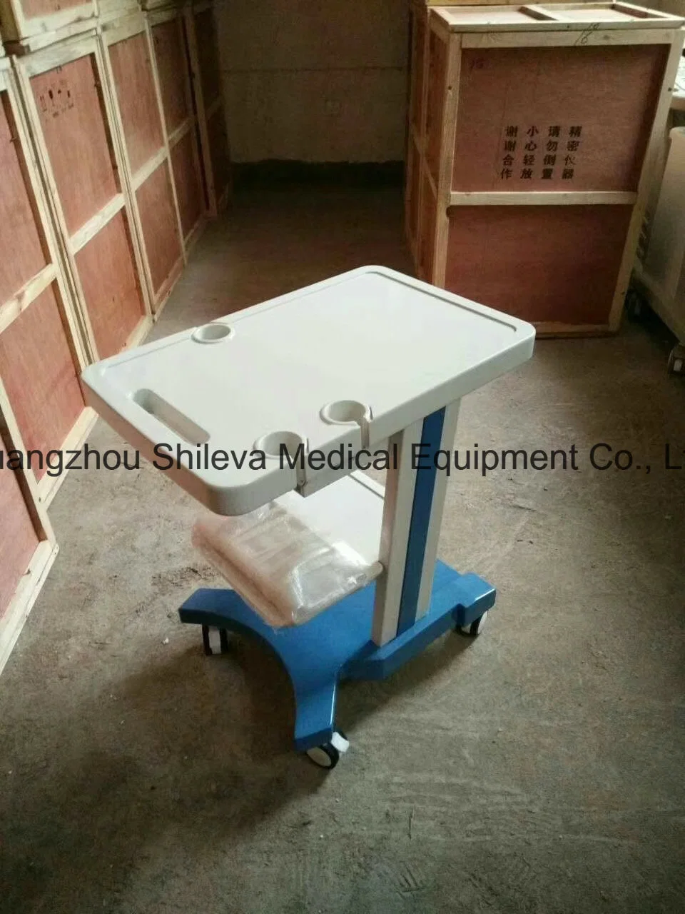 Hot Medical Emergency Endoscopy ECG /Utrasound Cart /Patient Monitor Computer Trolley