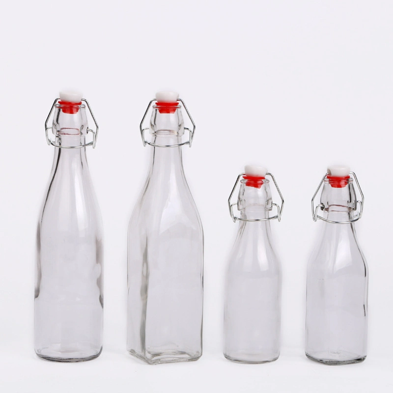 8oz 16oz 32oz Glass Beer Bottles Flip Top Swing Top Seal Storage for Home Brewing of Alcohol Kombucha Tea