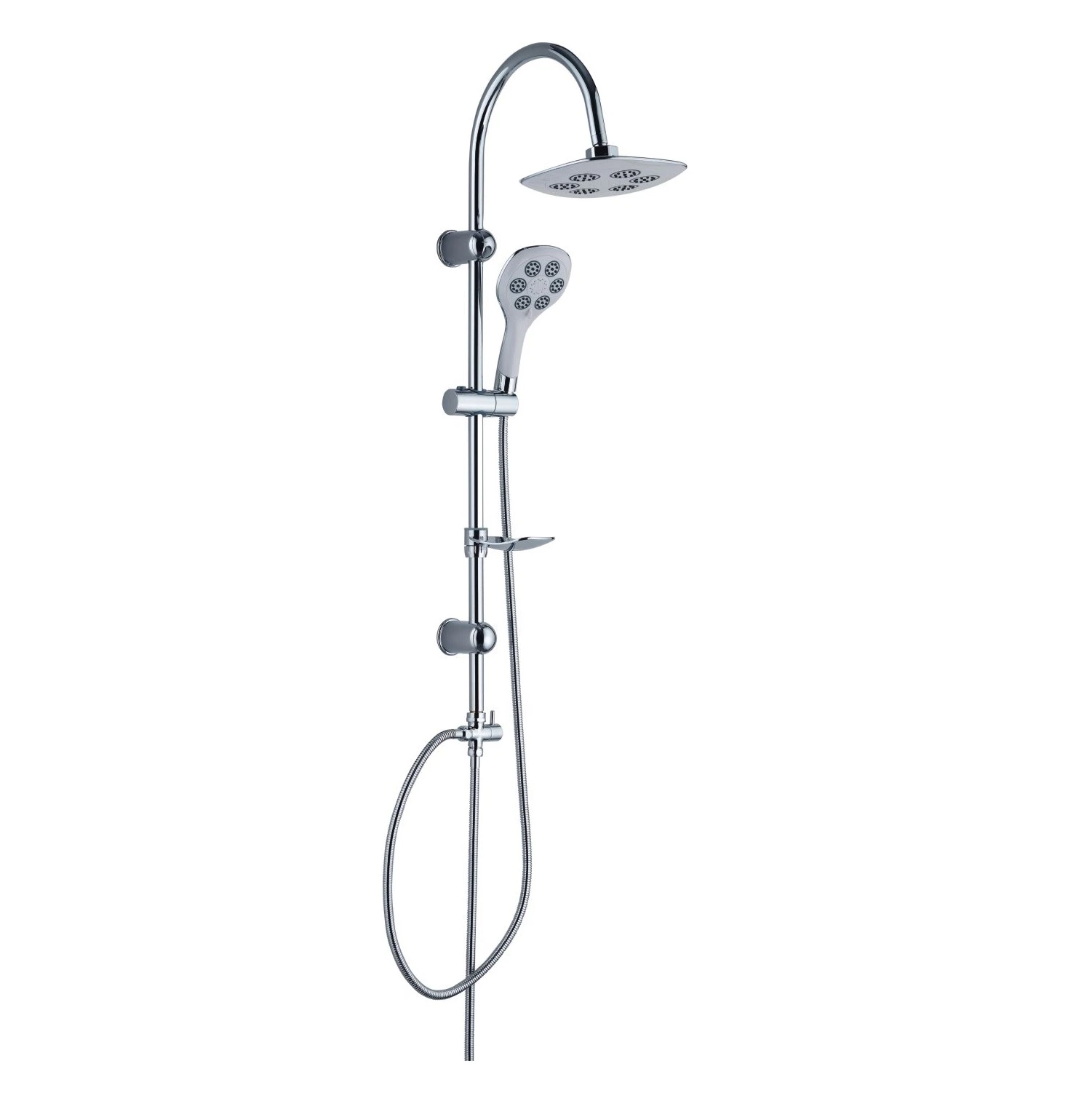 Stainless Steel Chromed Adjustable Handheld Bathroom Accessories