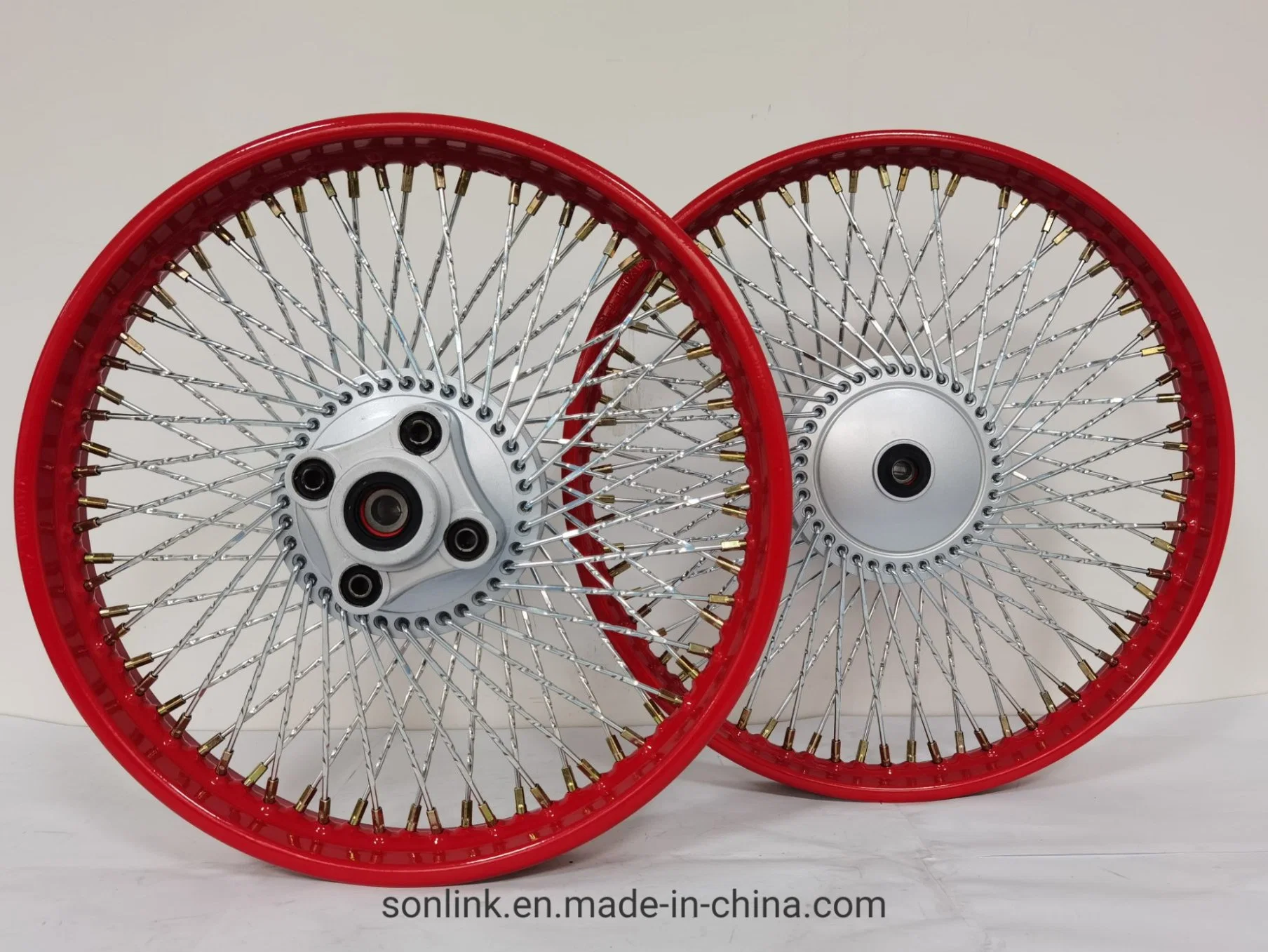 Cg125 Motorcycle Spare Parts Motorcycle Rear Aluminum Alloy Wheel Spoke Rim Drum Brake 1.6*17inch