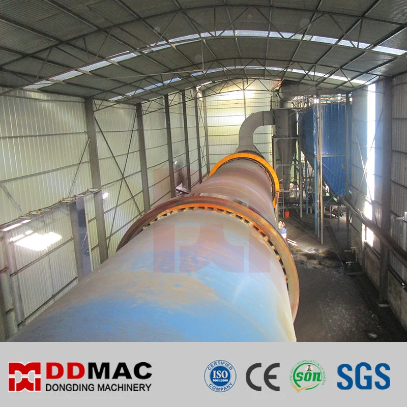 Secador rotativo de mineração de grande capacidade para calcário, argila, areia, titânio, fosfogypsum, Fluorgypsum, Gypsum Desulfurado, Máquina de Secador FGD