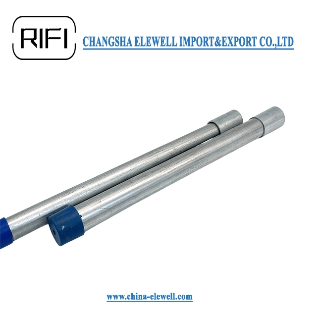 IMC/Rigid/Rmc Conduit Carbon Steel Galvanzied Pipe with Threaded Coupling and Blue Hat