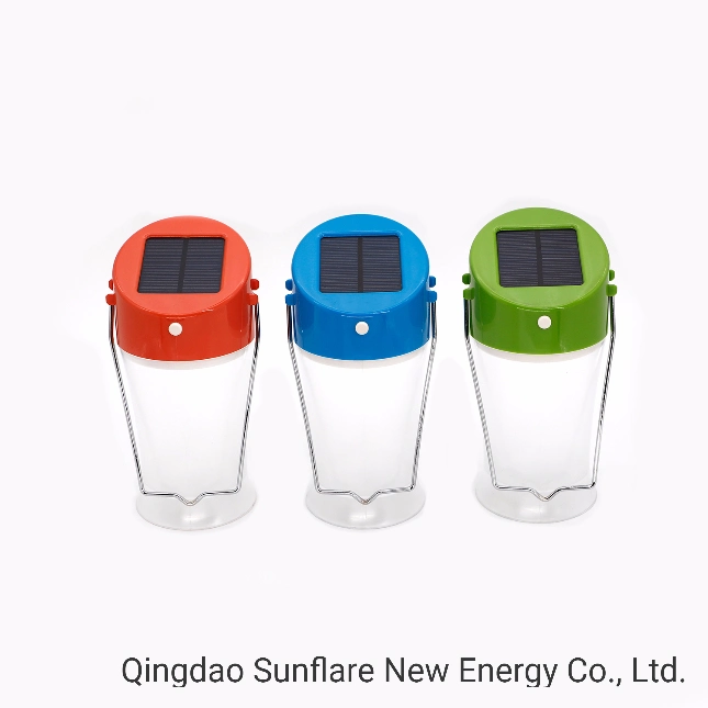 Popular Solar Light/Lantern/Lamp with 400mAh LiFePO4 Battery for Reading/Camping