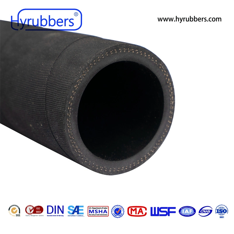 Flexible Fiber Braided Rubber Air Water Hose Wp 20bar