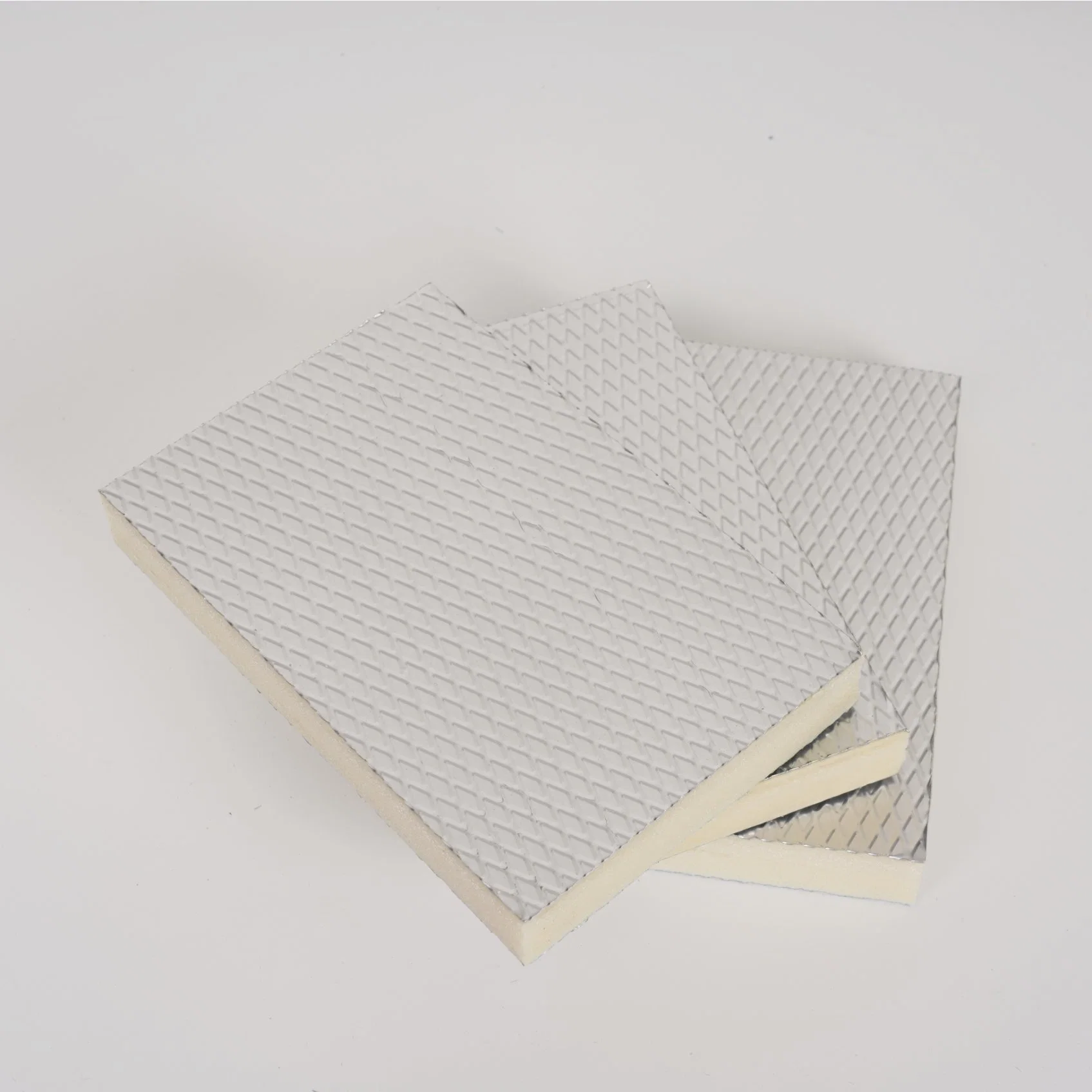 Double-Sided Aluminum Foil PU PIR Phenolic Composite Ventilation Duct Panel for Flexible Air Duct Systems