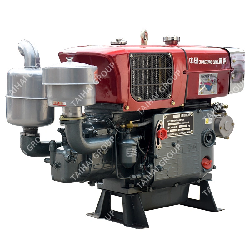 25HP Single Cylinder Diesel Engine Zs1115mnl / Taihai Water Cooled Diesel Engin