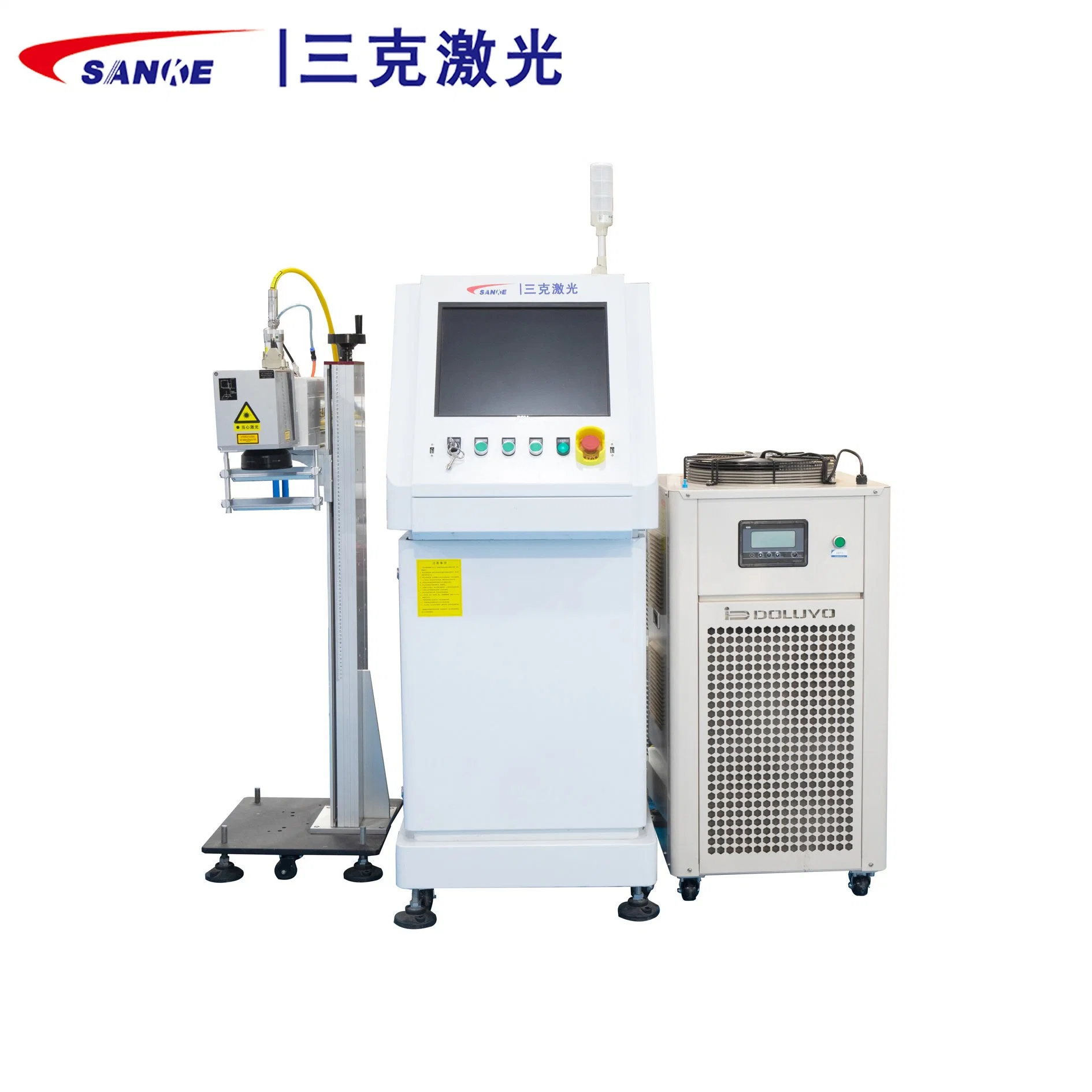 Water Cooling High Speed Scan Fiber Laser Welding Fast Scanning Speed Large Range Small Processing Deformation