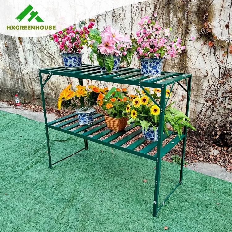 Rack Plant Holder Metal Display Outdoor Flower Stands