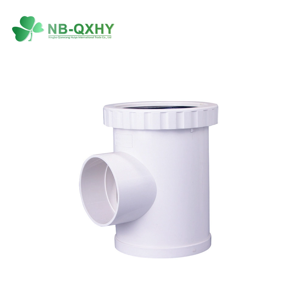 Bulk White UPVC/PVC GB Standard Drain Water Pipe Fittings