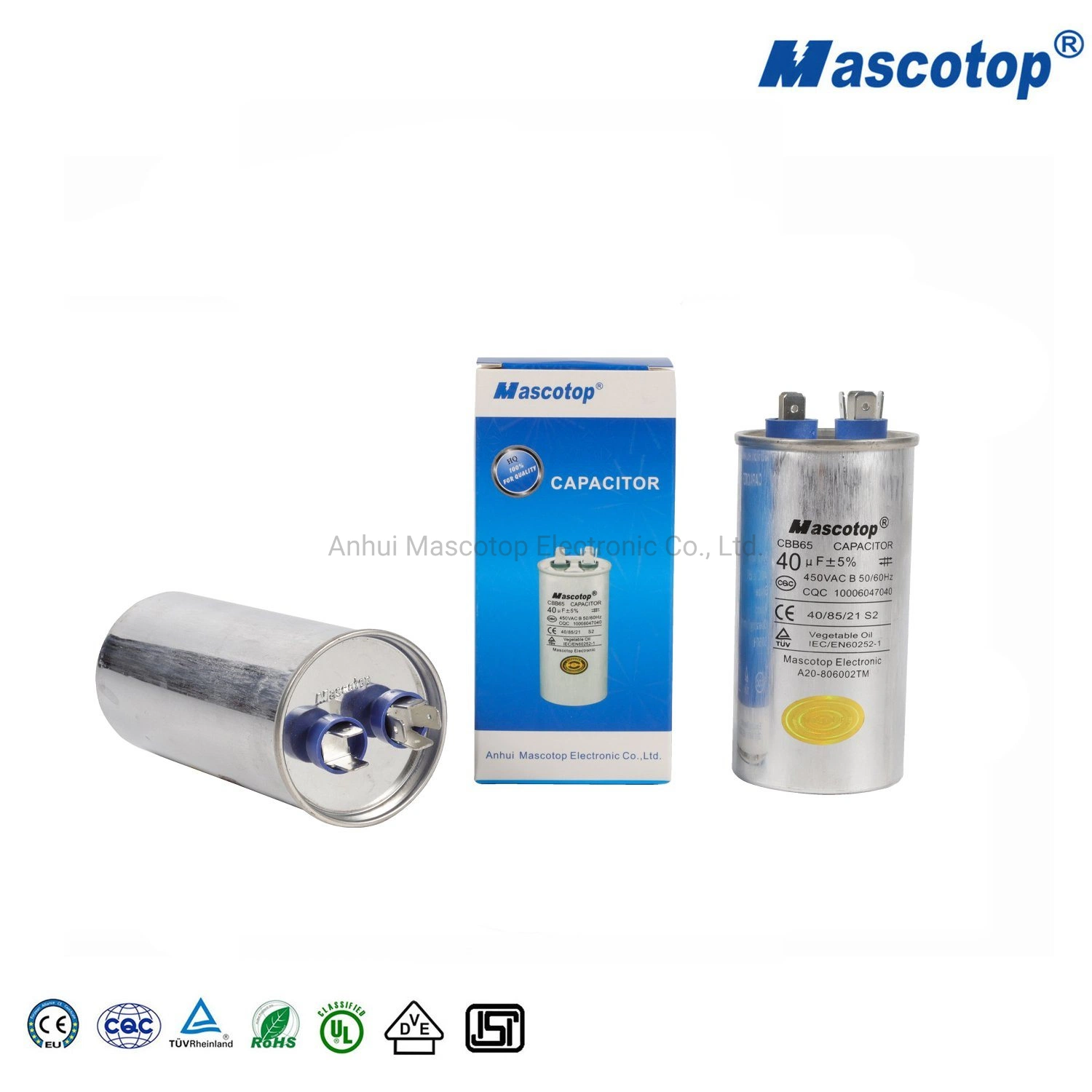 Cbb65 AC Motor Run Film AC Capacitor for Motor with Best Price