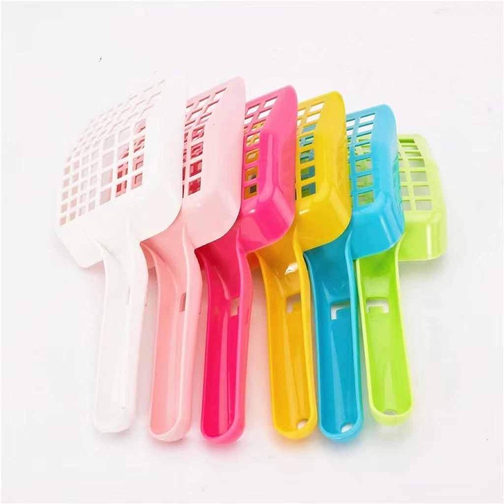 Colorful Pet Supplies Pet Cleaning Plastic Cute Shape Cat Litter Shovel