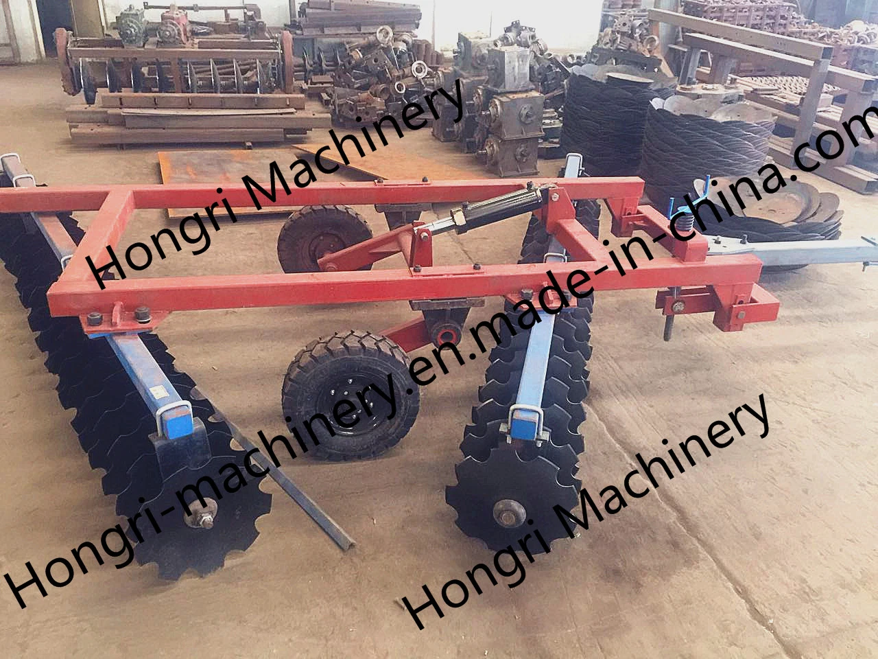 Hongri 1bqx-3.4 Tractor Mounted Light Duty Disc Harrow Farm Agricultural Machinery Implement