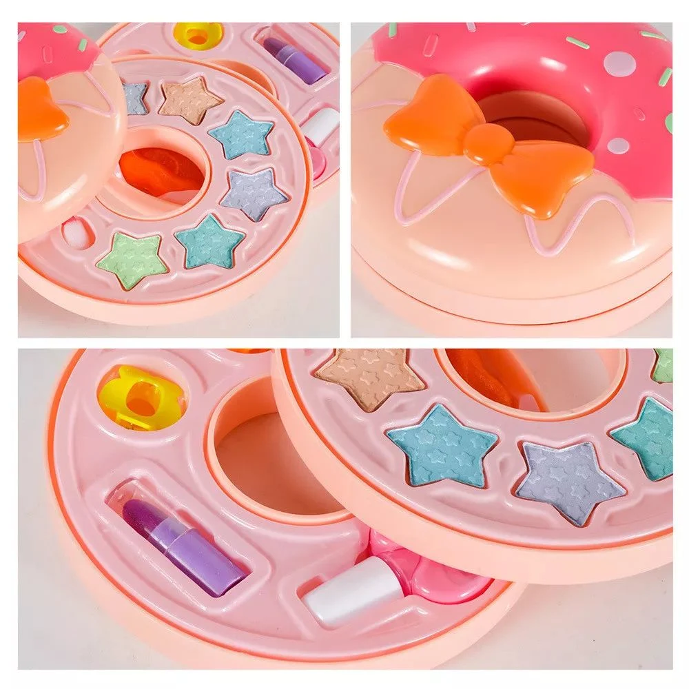 Safe Princess Girls Makeup Kids Cosmetics Make up Set Washable Beauty Makeup Set for Girls Birthday Pretend Play