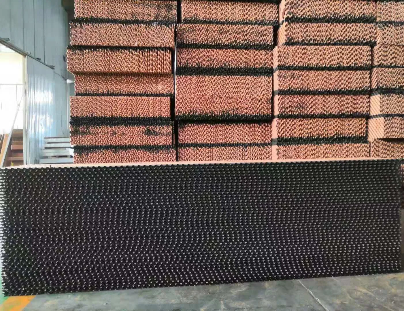 5090 Brown/Green/Yellow/Black Coating Evaporative Honey Comb Cooling Pad/Greenhouse/Industrial Workshop/Poultry House /Chicken House/Pig House/Air Cooler Fan