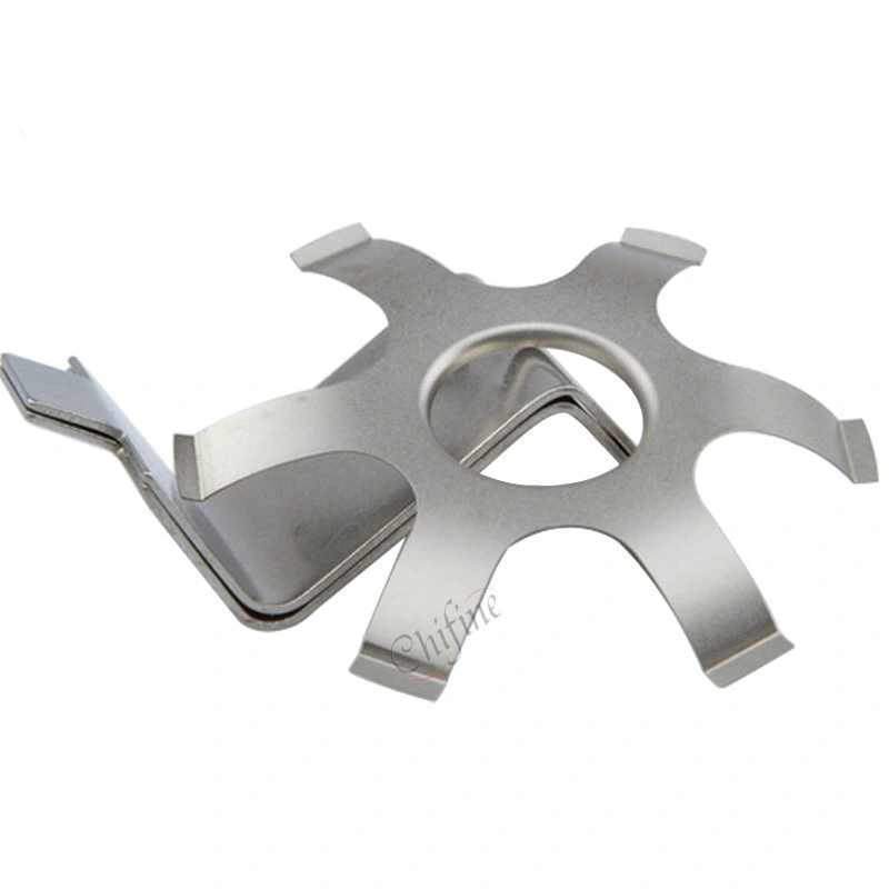 White Zinc Metal Stamping Parts Bracket