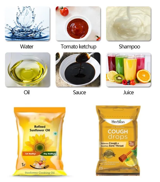 Automatic 1kg Oil Pouch Liquid Packing Machine Cooking Oil Edible Oil Pouch Packing Machine