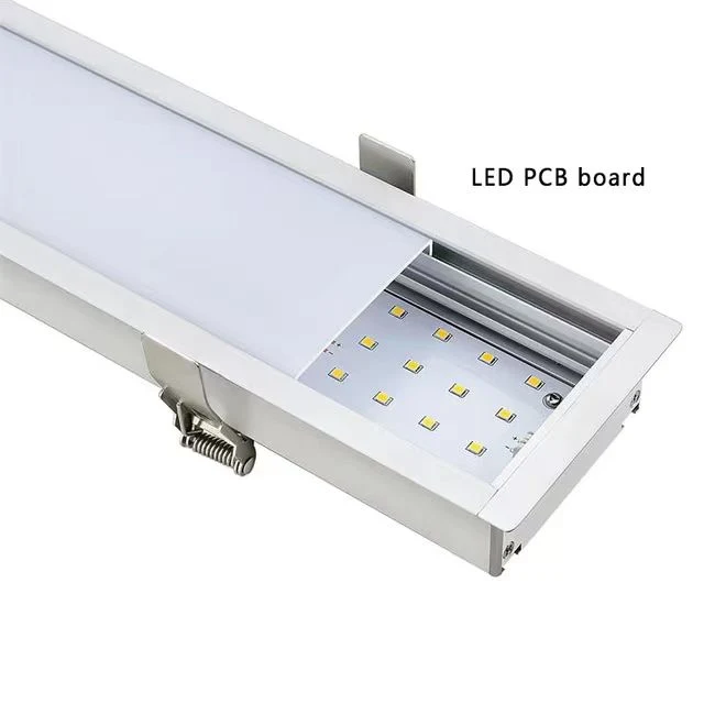 Interior Lighting 30*120cm Square Border Office/Building LED Light Panel Frame