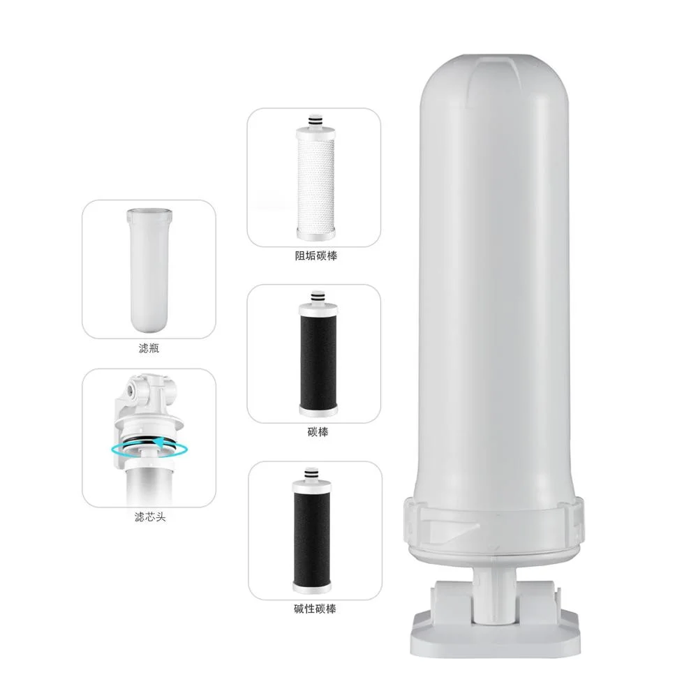 Easy Replace Smart Home House Desktop PP+C1+RO+C2 Water Filter for Drinking