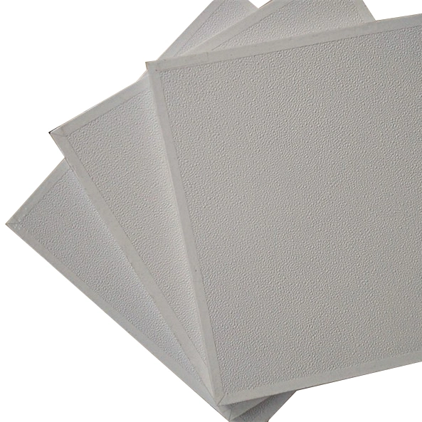 2 by 2 Feet PVC Coated Gypsum Ceiling Board PVC Film Laminated Gypsum Ceiling Tile with T Grid System Plasterboard Drywall for Ceiling Roof