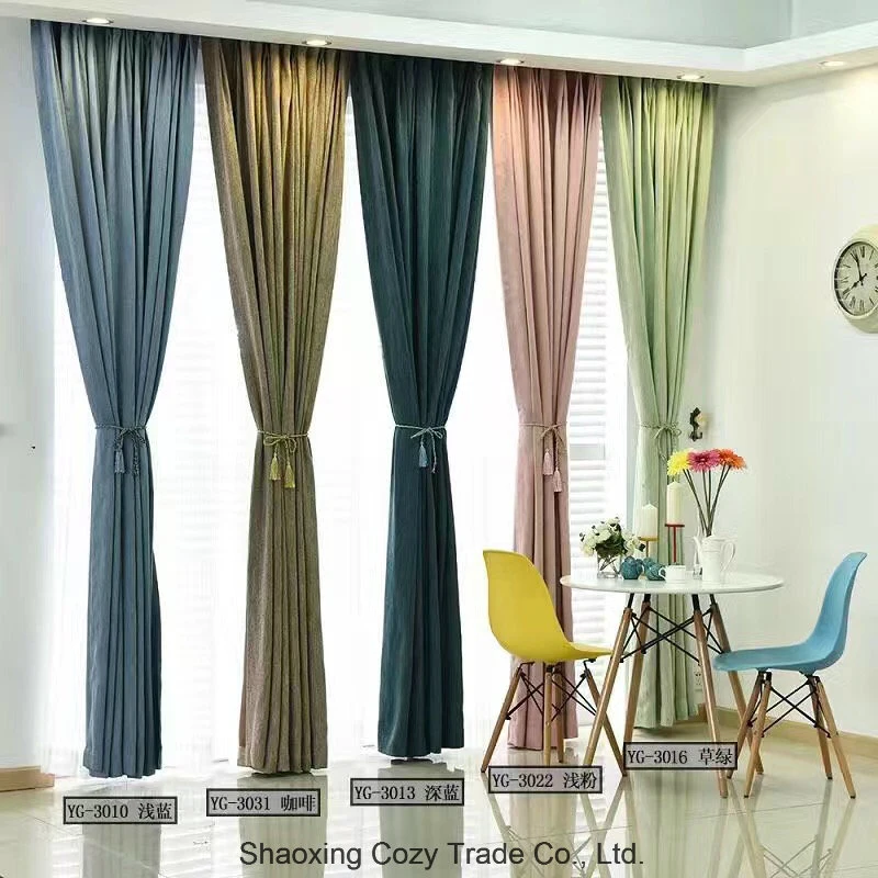 Faux Silk, Sulbed, Full Lined 100%Blackout Curtain