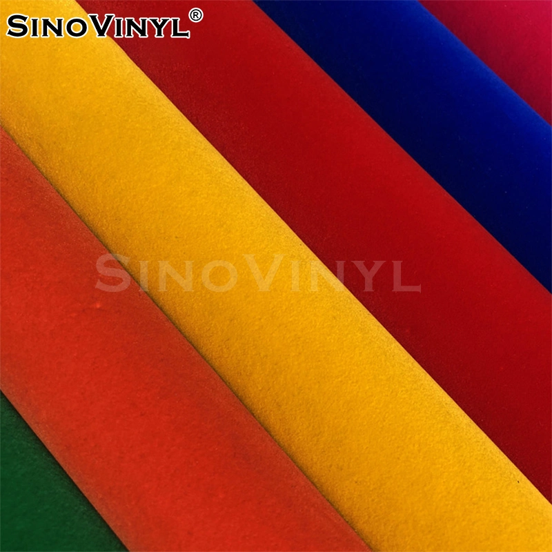 SINOVINYL OEM T-shirt Heat Press Flocking Vinyl Wholesale/Supplier Heat Transfer Vinyl Rolls